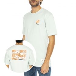 CAT-Tractor Love T-Shirt Dewkist - Maglietta Girocollo Uomo Blu