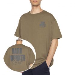 CAT-Work T-Shirt Military Olive - Maglietta Girocollo Uomo Verde