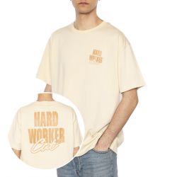CAT-Workwear T-Shirt White - Maglietta Girocollo Uomo Bianca