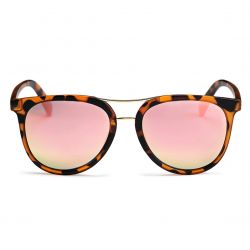 CHEAPO-Oslo Turle Brown / Pink Mirror Sunglasses-16131ZA