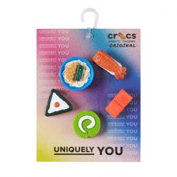 CROCS-3D Mini Sushi Party 5 Pack - Set di Charms per Calzature Crocs