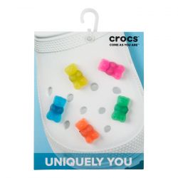 CROCS-Candy Bear 5 Pack UCOL - Set da 5 Pezzi di Charm Multicolore