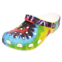 CROCS-Mens Classic Tie Dye Graphic Clog Multi Multicoloured Sandals
