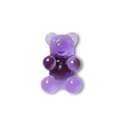 CROCS-Purple Candy Bear UCOL Detachable Teddy Bear Charm
