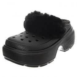 CROCS-Stomp Lined Clog BLK - Sandali Donna Neri