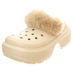 CROCS-Stomp Lined Clog STUC - Sandali Donna Beige