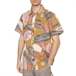 DARK SEAS-Saxony Brown Multi Shirt - Camicia Maniche Corte Uomo Multicolore