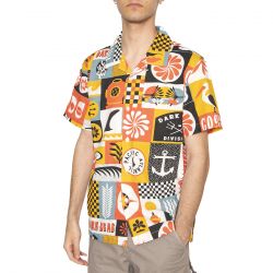 DARK SEAS-Sight Woven Multi Shirt - Camicia Maniche Corte Uomo Multicolore