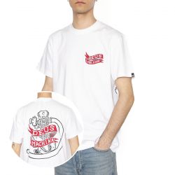 Deus Ex Machina-Jailer Sappy Tee White - Maglietta Girocollo Uomo Bianca