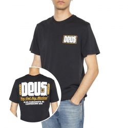 Deus Ex Machina-Outage Tee Black - Maglietta Girocollo Uomo Nera