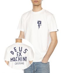 Deus Ex Machina-Pisstin Tee Vintage White - Maglietta Girocollo Uomo Bianca