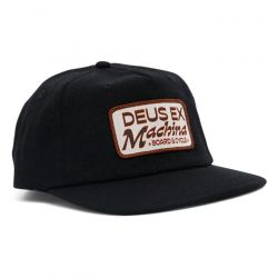 Deus Ex Machina-Sandy Cap Black - Cappellino con Visiera Nero