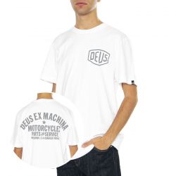 Deus Ex Machina-Tokyo Address White - Maglietta Girocollo Uomo Bianca