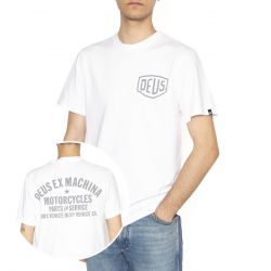Deus Ex Machina-Venice Address White - Maglietta Girocollo Uomo Bianca