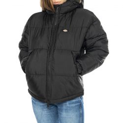 Dickies-Alatna Oversized Puffer Black - Giacca Donna Nero
