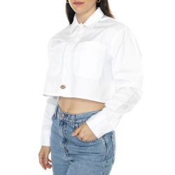 Dickies-Culpeper Shirt LS W White - Camicia Donna Bianca