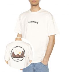 Dickies-Dickies Outdoor SS Tee Egret - Maglietta Girocollo Uomo Beige