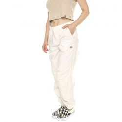 Dickies-Fisherville Pant W Whitecap Gray - Pantaloni Cargo Donna Bianchi