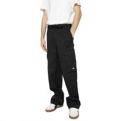 Dickies-Flight Double Knee Imperial Black - Pantaloni Uomo Neri