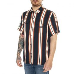 Dickies-Forest Shirt SS Dark Navy - Camicia Maniche Coirte Uomo Multicolore