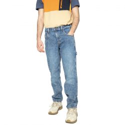 Dickies-Garyville Denim Rinsed Fade - Pantaloni Denim Jeans Uomo Blu