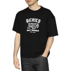 Dickies-Laundry Box SS Tee Black - Maglietta Girocollo Uomo Nera