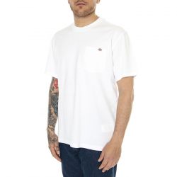 Dickies-Luray Pocket Tee SS White - Maglietta Girocollo Uomo Bianca