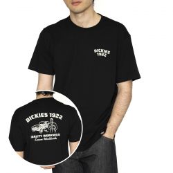 Dickies-Mechanic SS Tee Black - Maglietta Girocollo Uomo Nera