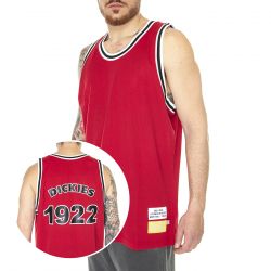 Dickies-M' NYS Basketball Jersey English Red Tanktop