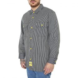 Dickies-NYS LS Twill Work Shirt Hickory Stripe 