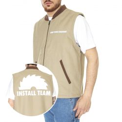 Dickies-NYS Sherpa Lined Duck Vest Desert Sand