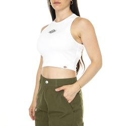 Dickies-Power Vest W White - Top Donna Bianco