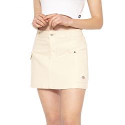 Dickies-River Ranch Mini Skirt W Whitecap Grey - Gonna Beige