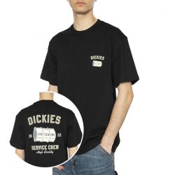 Dickies-Service Crew SS Tee Black - Maglietta Girocollo Uomo Nera
