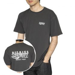 Dickies-SS Station SS Tee Black - Maglietta Girocollo Uomo Nera