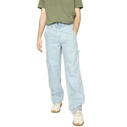 Dickies-Stevensville Carpenter Vintage Blue - Pantaloni Denim Jeans Uomo Blu