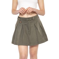 Dickies-Unioville Work Skirt Pleated Military Green - Gonna Verde