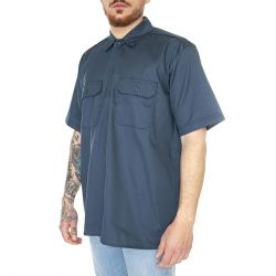 Dickies-M' Work Shirt SS Rec Air Force Blue Short-Sleeve Shirt
