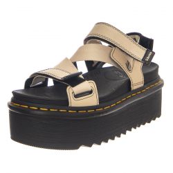 DR.MARTENS-Kimber Warm Sand Webbing+Hydro Leather - Sandali Donna Beige-27351268
