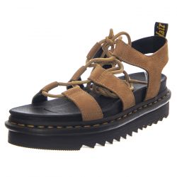 DR.MARTENS-Nartilla Savannah Tan Nubuck - Sandali Uomo Marroni