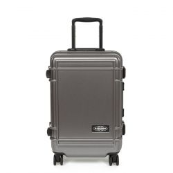 Eastpak-Resist'r Case S Brushed Metal - Valigia Trolley Bag Grigia