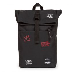 Eastpak-UP Roll Basquiat Quotes - Zaino Nero
