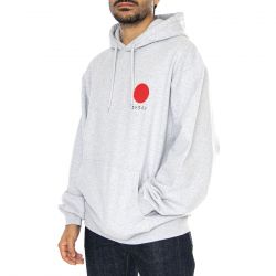 Edwin-Japane Sun Hoodie Sweat Grey Marl