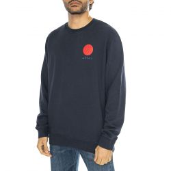 Edwin-Japanese Sun Sweat Navy Blazer - Felpa Girocollo Uomo Blu