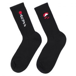 Edwin-Kamifuji Sock Black - Calzini Neri