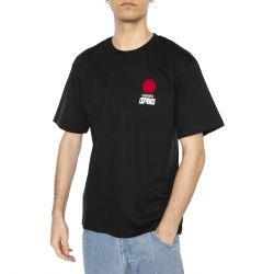 Edwin-Sun Ts SS Black - Maglietta Girocollo Uomo Nera