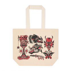 Edwin-Teide Flash Tote Bag Multicolor - Borsa Shopping Bag Beige