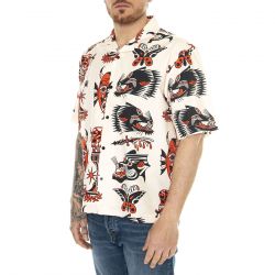 Edwin-Teide Shirt SS Multicolor - Camicia Maniche Corte Uomo Multicolore