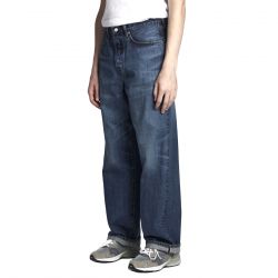Edwin-Wide Pant Dark Used - Pantaloni Denim Jeans Uomo Blu