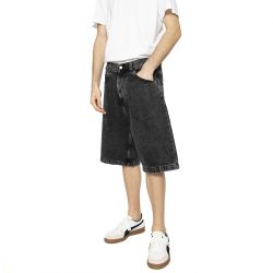 Edwin-Worker Short Matt Wash Black - Bermuda Uomo Neri